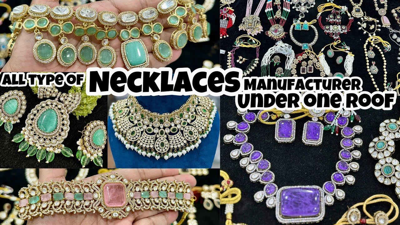 Jaipur Wholesale Jewellery Market| Moissanite, Doublet Stone, Kundan Polki| Premium Bridal Jewellery