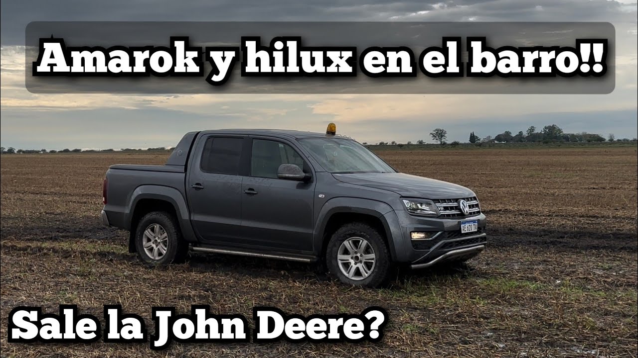 BUSCANDO las HERRAMIENTAS despues de la LLUVIA, sale la HILUX de NICO y la AMAROK V6??