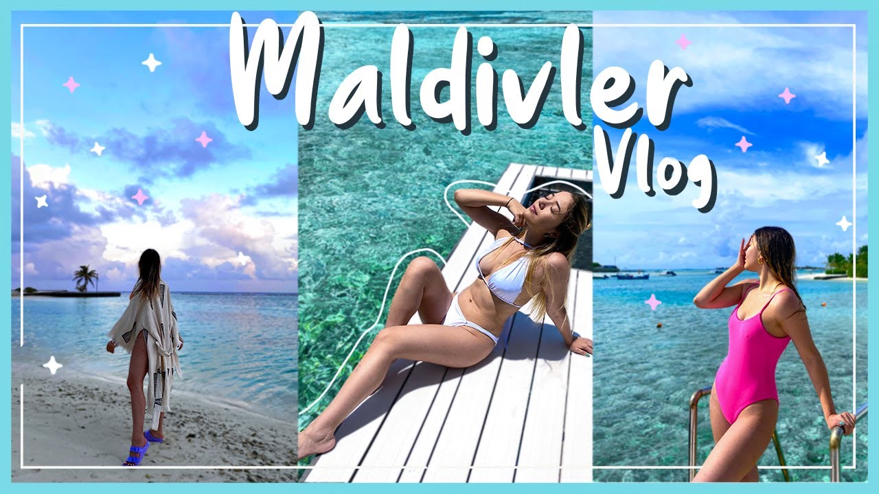 maldivler vlog🐬 | k&ouml;pekbalıklarıyla y&uuml;zd&uuml;k, su &uuml;st&uuml; otelde kaldık, tekneyle okyanusa a&ccedil;ıldık