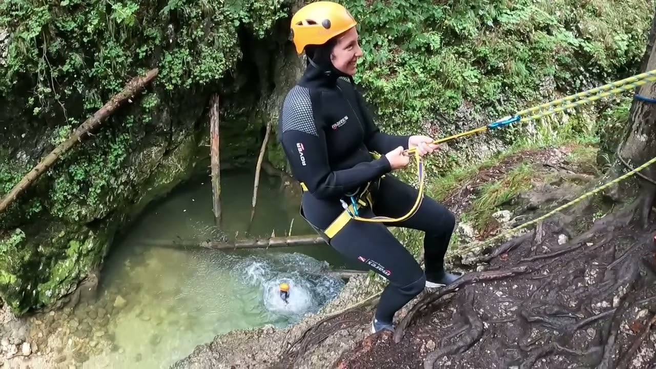 We went Canyoning in Lake Bled
