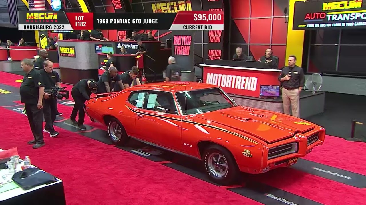 SOLD for $135,000 // 1969 Pontiac GTO Judge // Mecum Harrisburg 2022