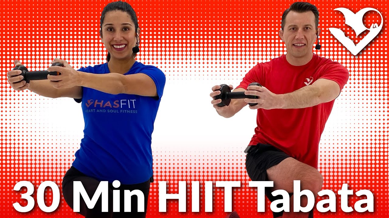 HIIT-тренировка Табата для всего тела 30 минут — HIIT-тренировка Табата с отягощениями дома