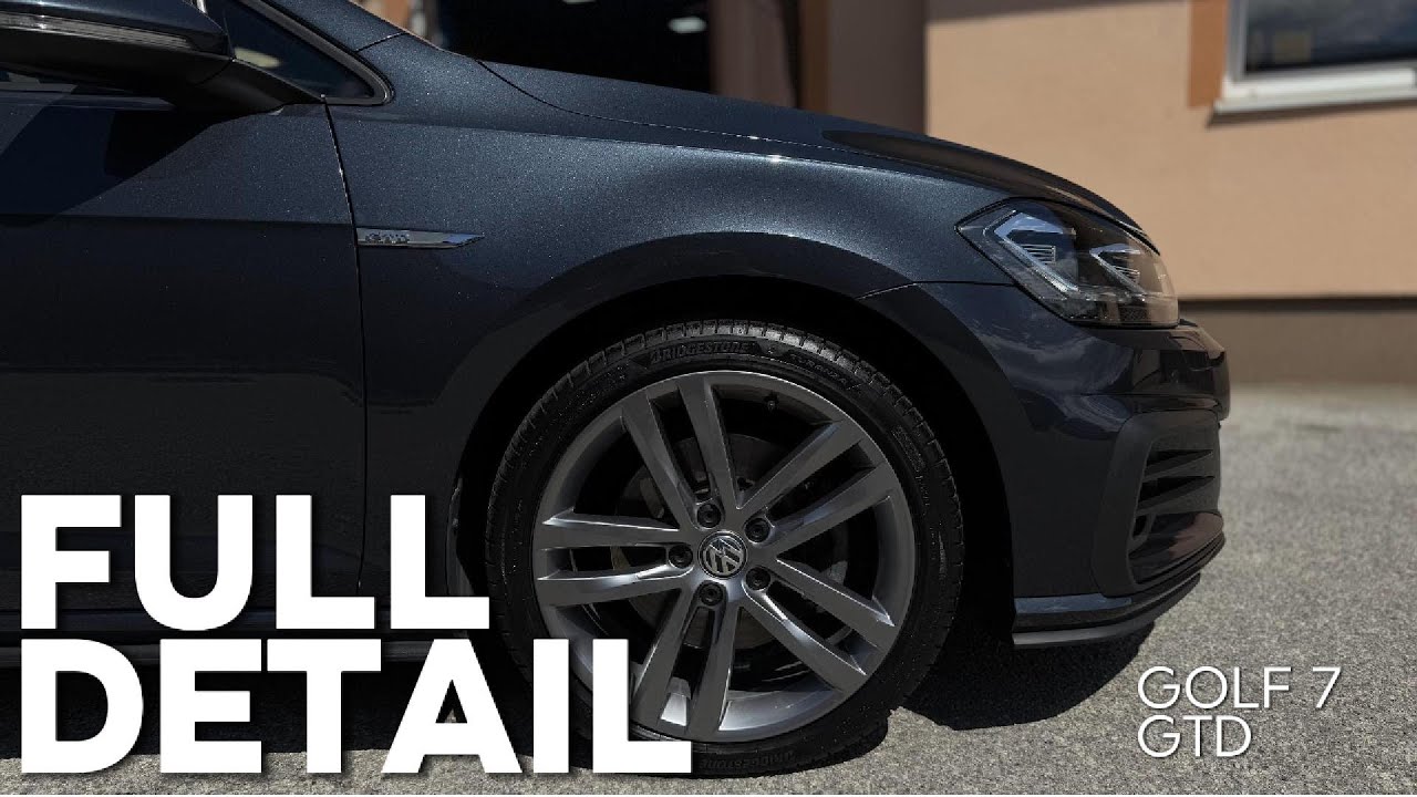 Cleaning and coating a dirty Golf GTD AMSR - Interior & Exterior detail
