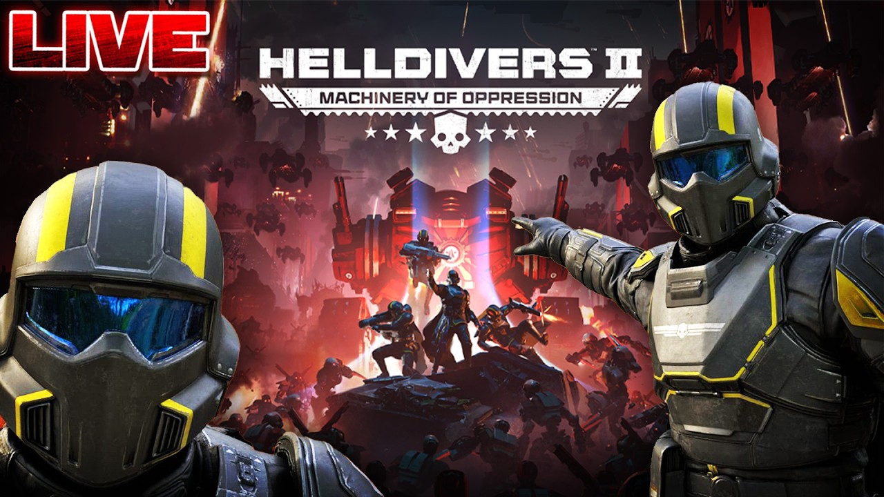 Wie ist das neueste Update von Helldivers 2? 🔴Mit Six Sebastian, Steel & Daku! Live [deutsch]