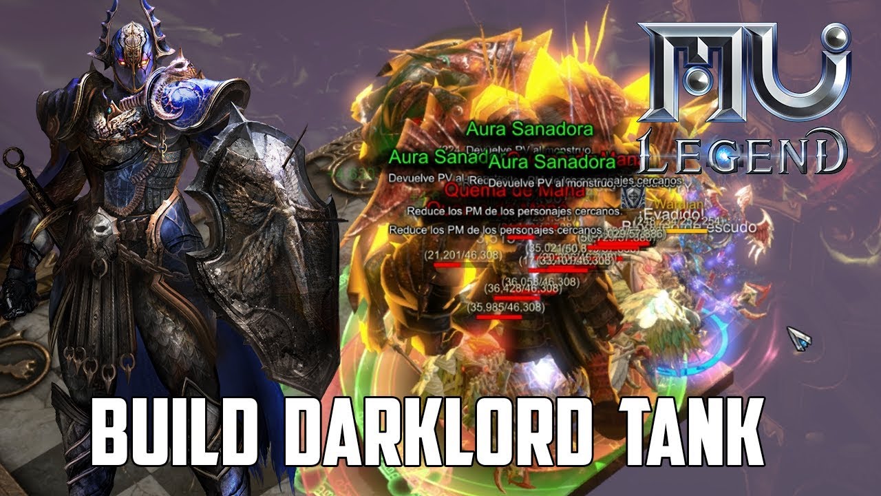 DARKLORD BUILD TANK SUPPORT | GUIA | MU LEGEND ESPAÑOL