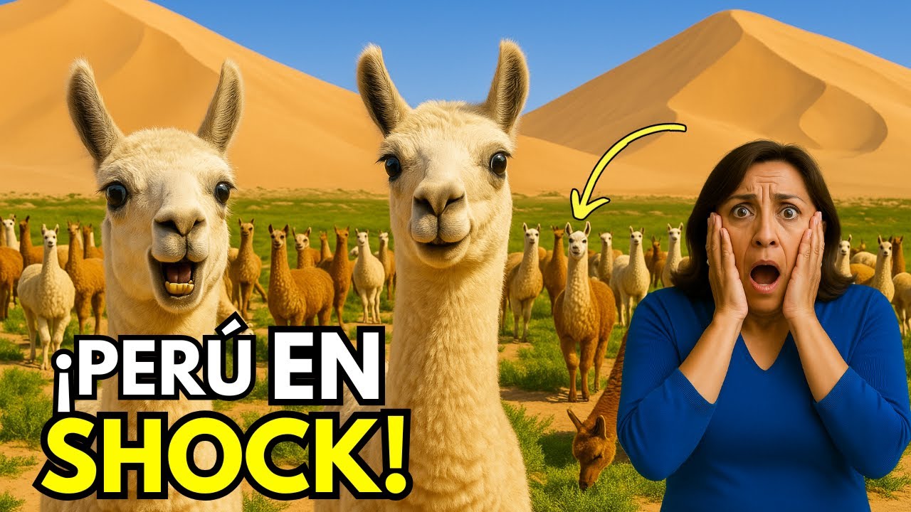 ¡MILAGRO VERDE! LLAMAS están RECUPERANDO el DESIERTO de ICA en PERÚ 🌱🦙