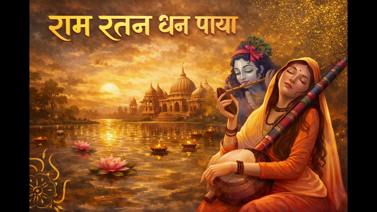 Payoji Maine Ram Ratan Dhan Payo | Ram Bhajan | Meerabai Bhajan | Devotional Background Music