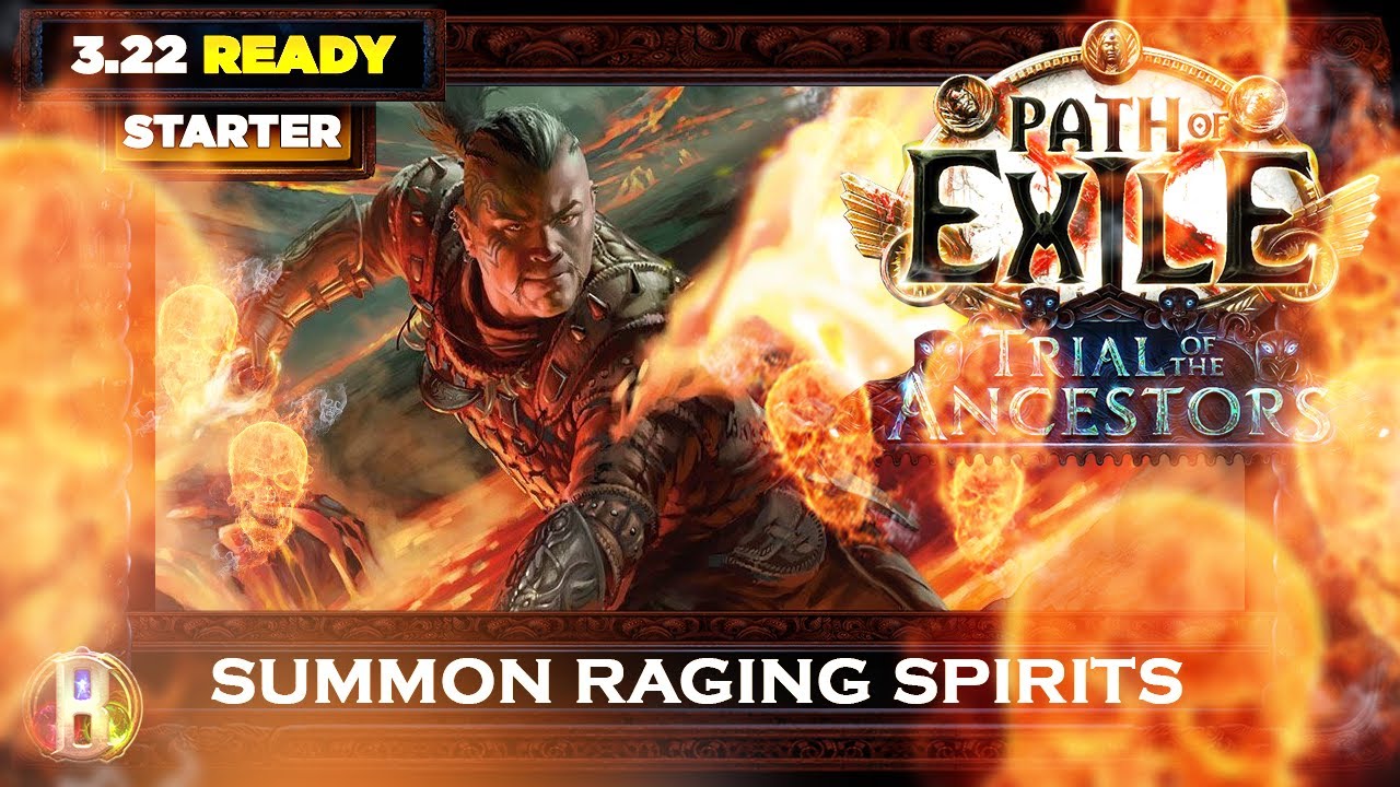 [PoE 3.22] SUMMON RAGING SPIRITS SRS GUARDIAN - PATH OF EXILE - ANCESTORS POE BUILDS REVIEW