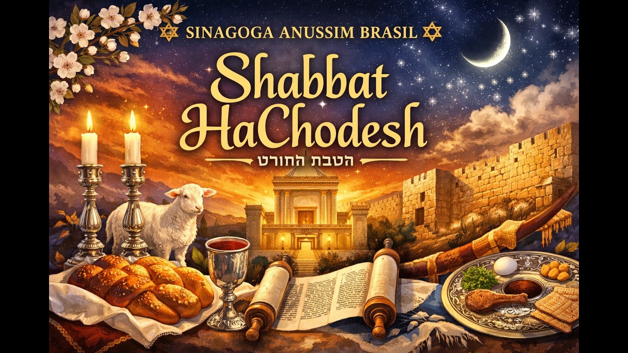 Orações da Manhã -  Shabat HaChodesh na Sinagoga Anussim Brasil | AO VIVO