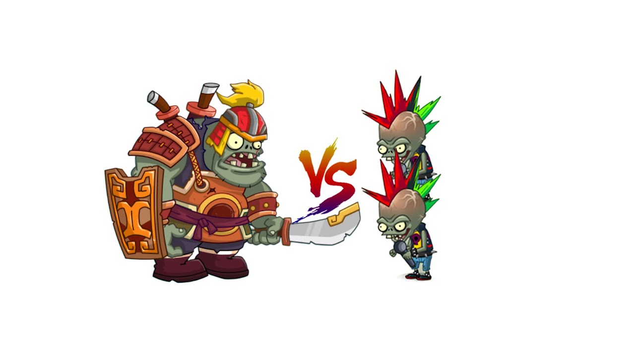 Strengthen Blade-Wielding Hero vs Two Zombot Multi-stage Masher#pvz #pvz2 #gaming #zomboss