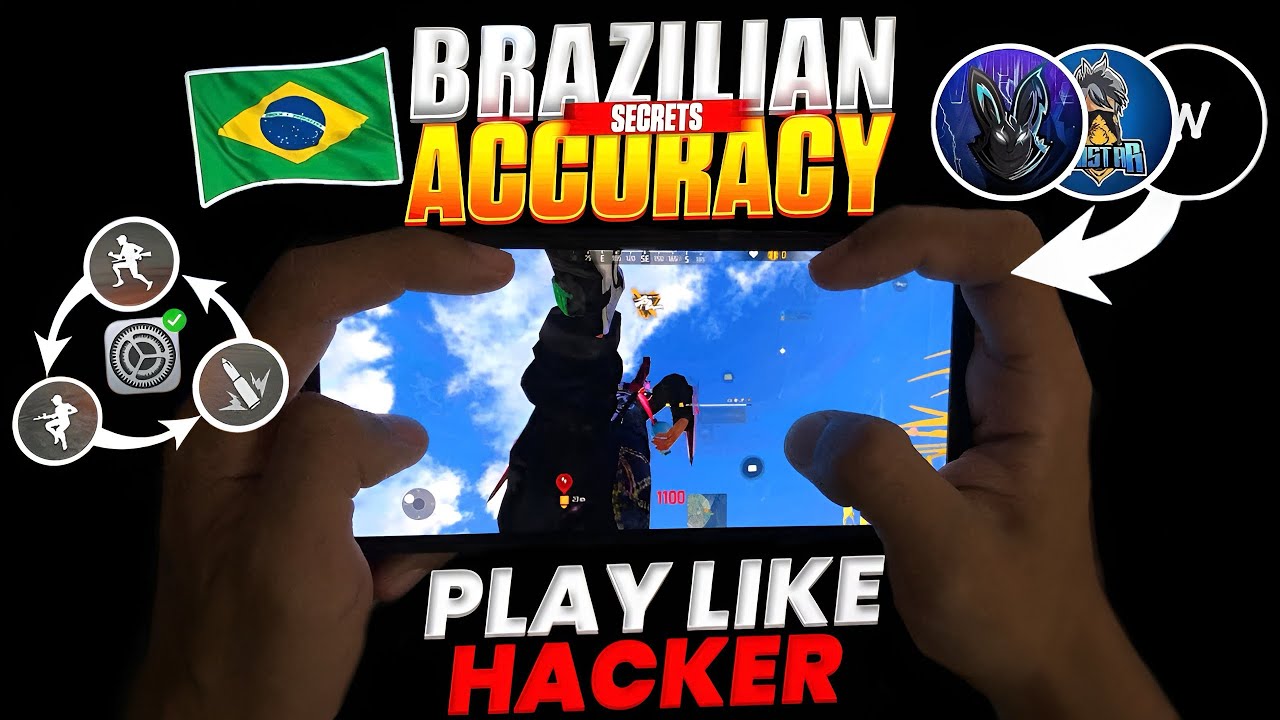 BRAZILIAN🇧🇷SECRET TRICK - INCREASE ACCURACY🔥💀[ NO RECOIL LIKE PANEL USERS ON MOBILE😱😳]