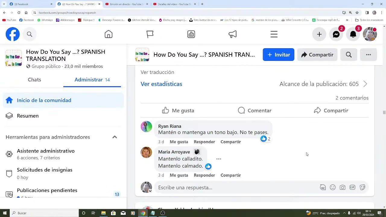 Spanish Translation Online Day 37  (Spanish  Intermediate)