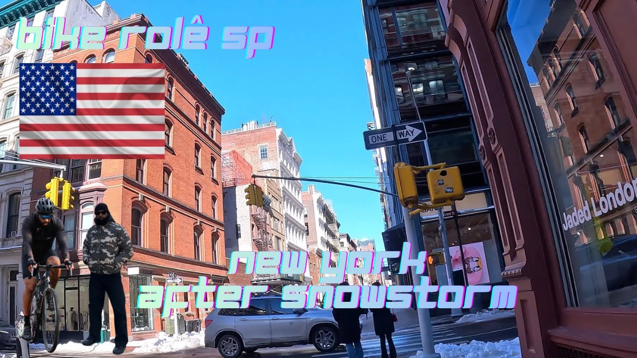 NEW YORK AFTER THE SNOWSTORM - SOHO - LOWER EAST SIDE