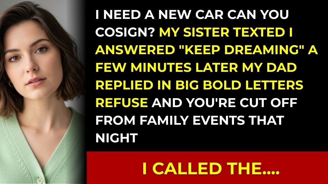 I Need A New Car Can You Cosign_ My BROTHER Texted I Answered _Keep Dreaming_ Few Minutes Later