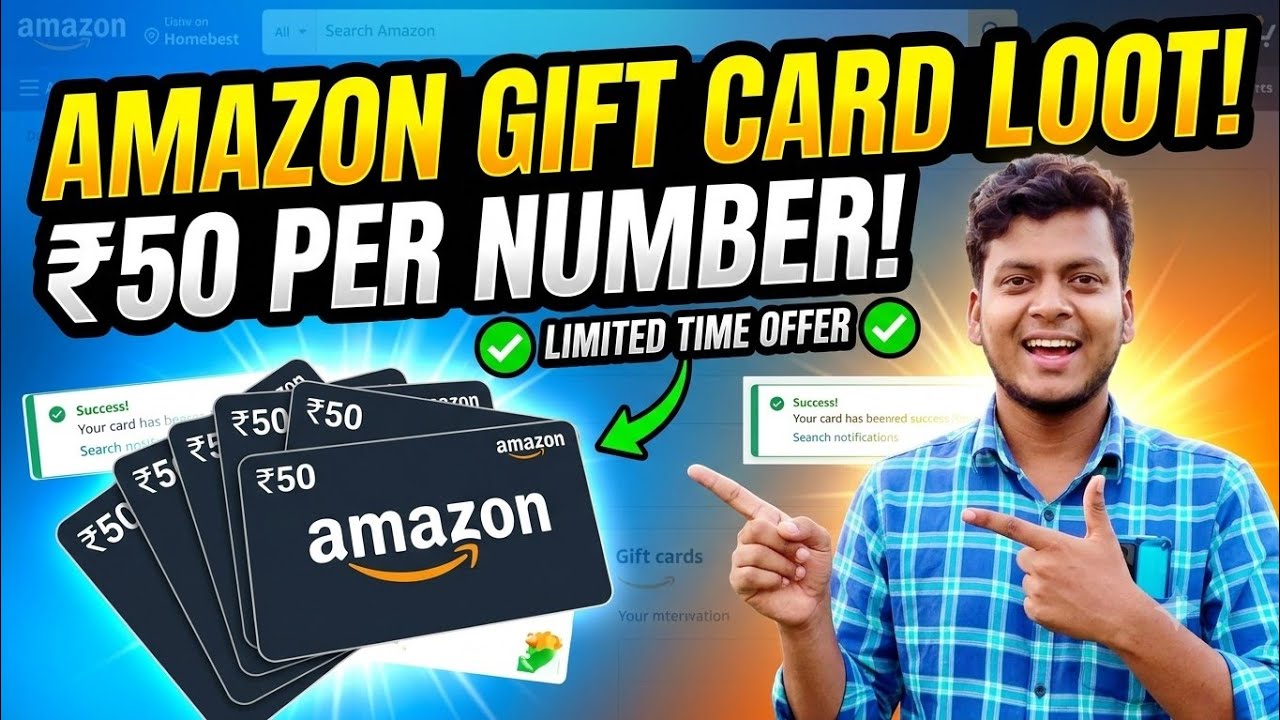 AMAZON GIFT CARD EARNING APP TODAY &brvbar; FREE AMAZON GIFT CARD 2026 &brvbar; CASHBACK OFFER TODAY &brvbar; EARNING LOO