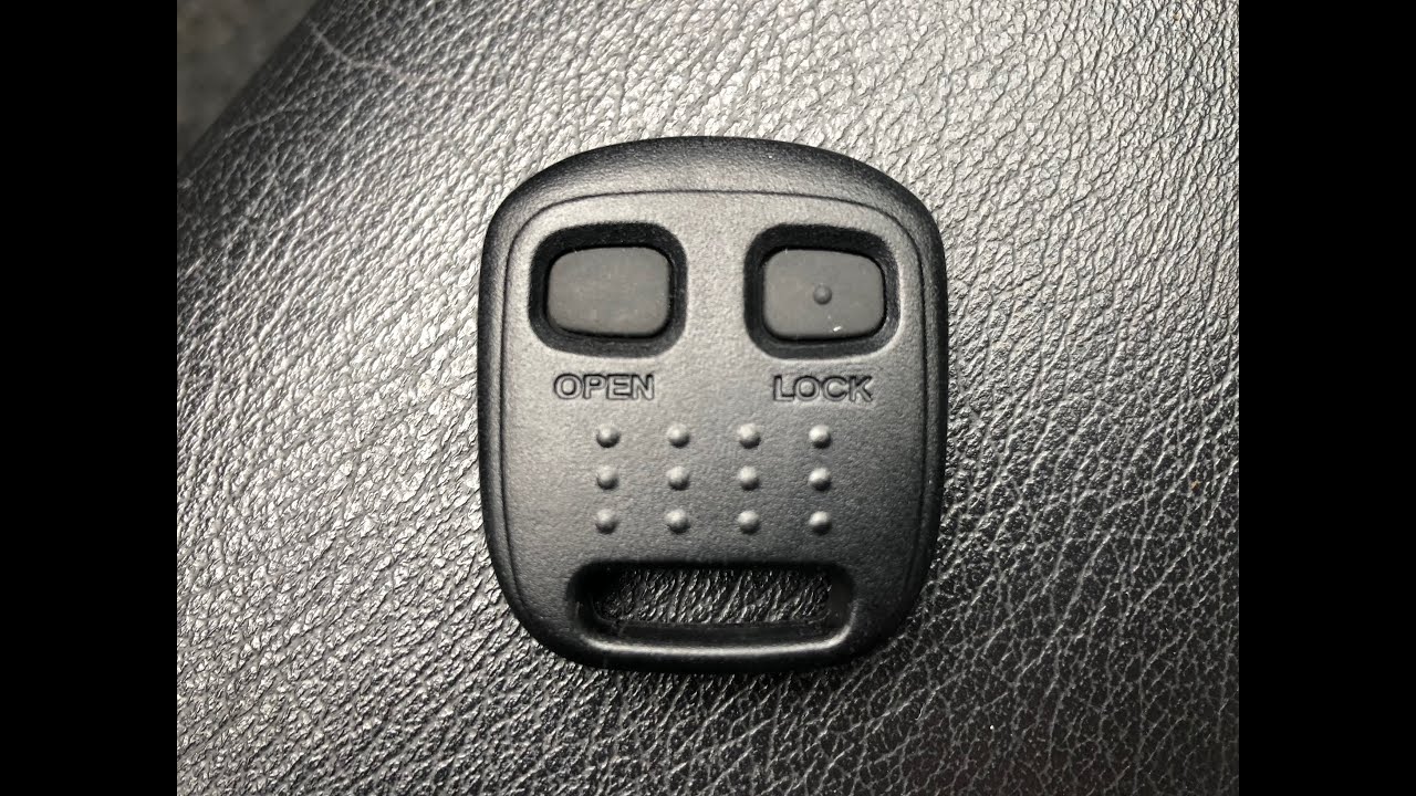 SUBARU LEGACY 2000 Fernbedienung anlernen synchronisieren / Remote programming synchronizing