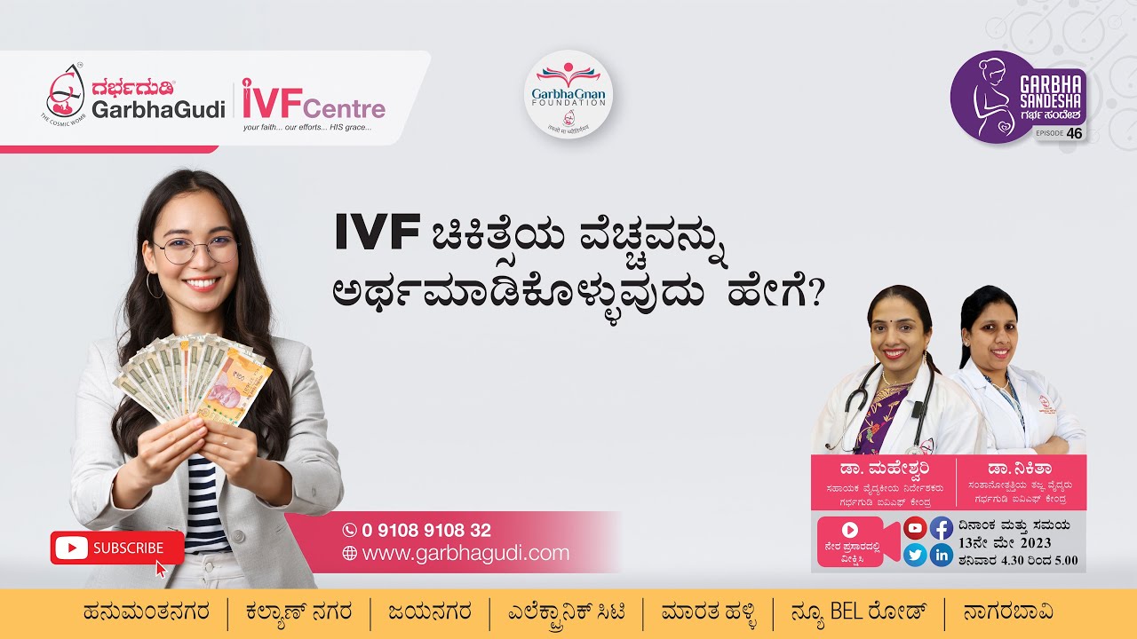 IVF ಚಿಕಿತ್ಸೆಯ ವೆಚ್ಚವನ್ನು ಅರ್ಥಮಾಡಿಕೊಳ್ಳುವುದು ಹೇಗೆ? | GarbhaSandesha - 46