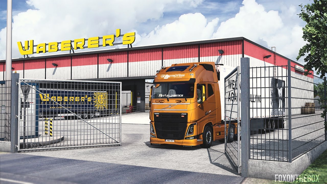 ETS2 1.38 Animated Gates In Companies v3.8 | Euro Truck Simulator 2 Mod
