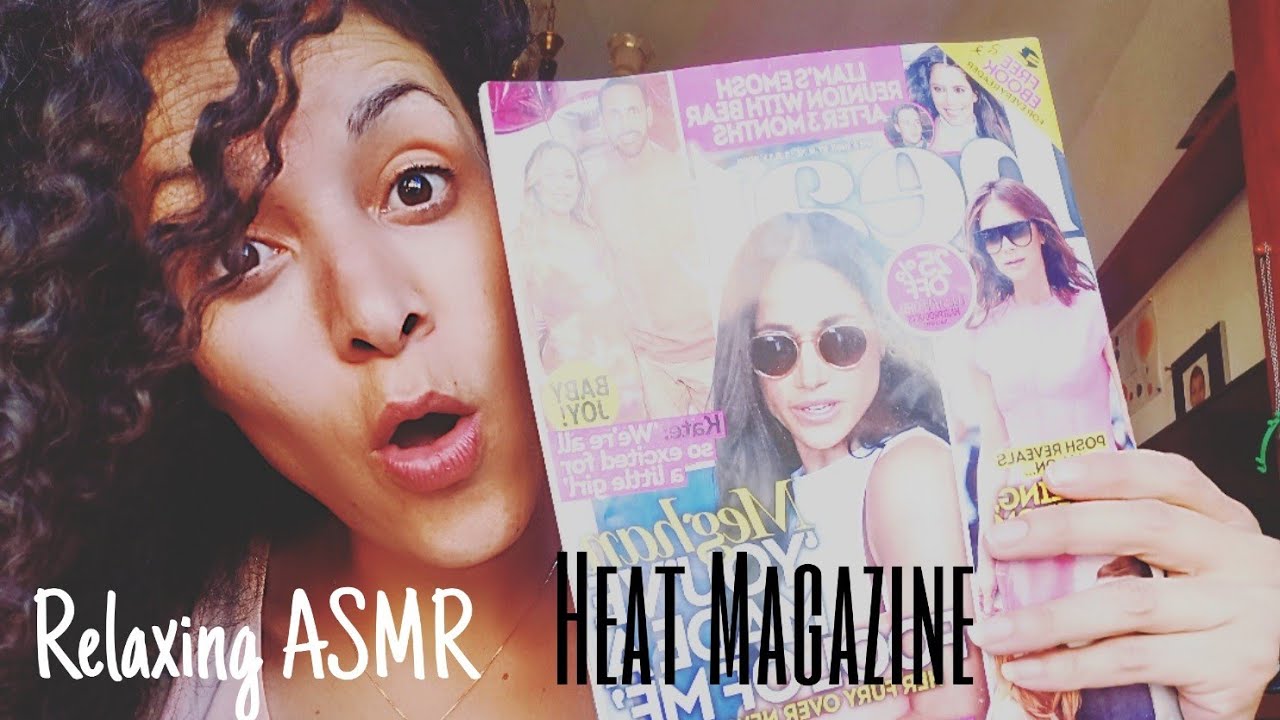🟡 Relaxing UK HEAT Magazine Browsing 📖 | ASMR Gum Chewing Soft Spoken Gossip