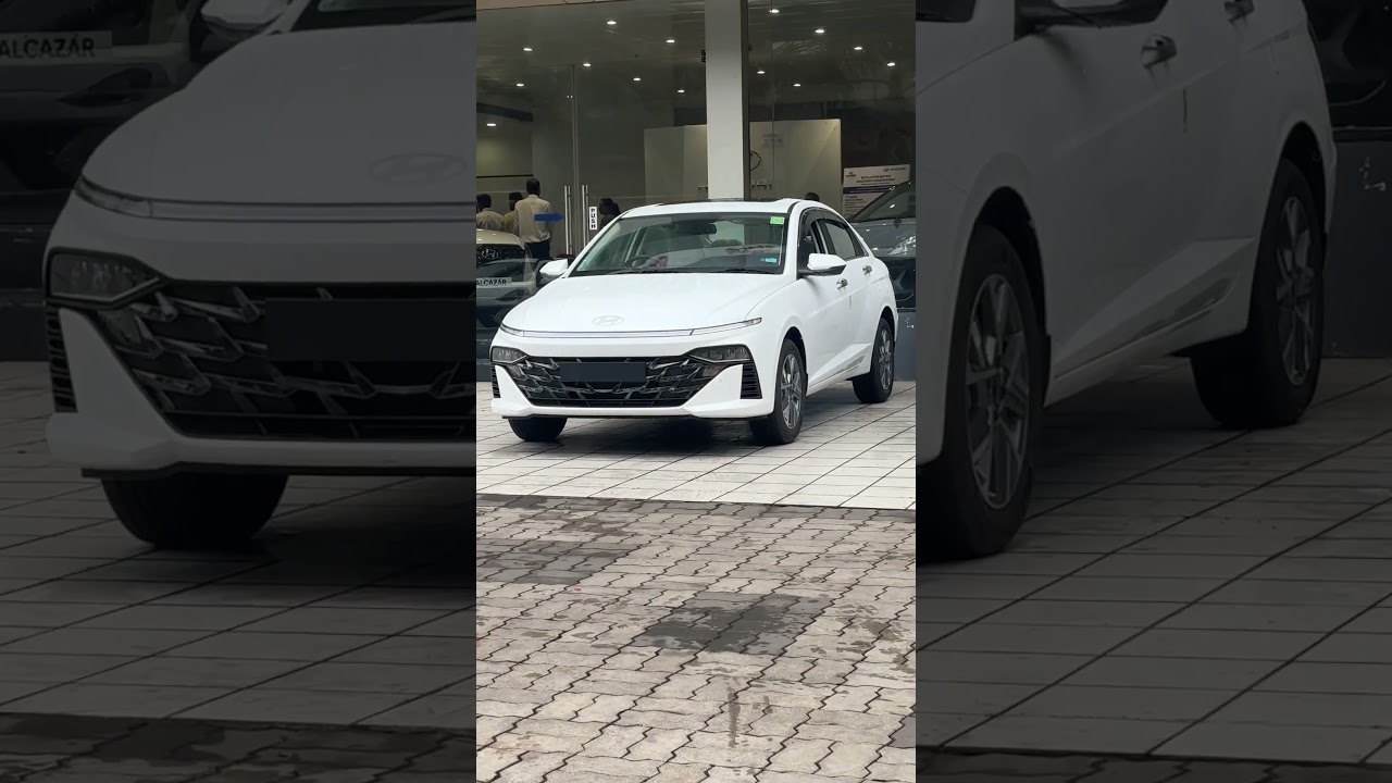 Hyundai Verna 2024 White Colour #hyundaiverna #sedancar #vernanextgen #verna2024