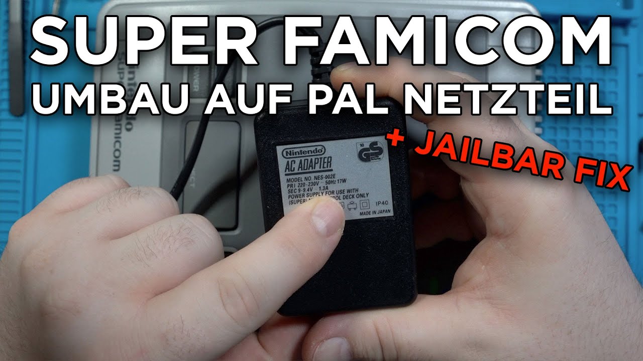 Super Famicom (SNES) Umbau auf Gleichspannung + Jailbar Fix + Retrotink 5X-Pro Settings 👉 @Dennsen86