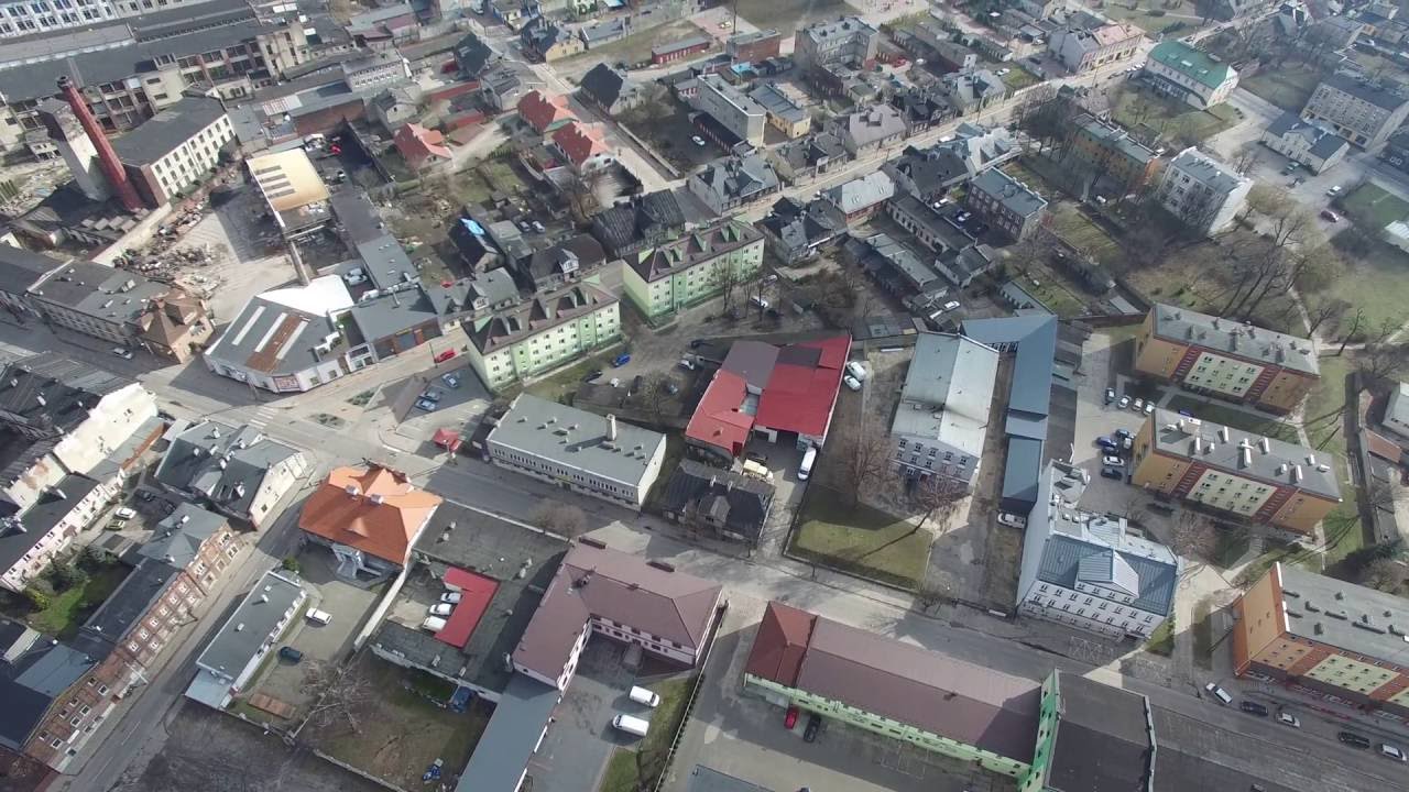 Zgierz (część I) lot drona nad miastem 2016 - ustaw najlepszą jakość