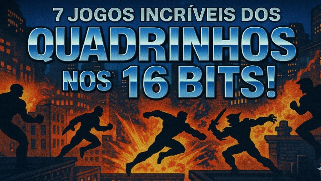 7 Jogos Incr&iacute;veis dos Quadrinhos nos 16 bits!