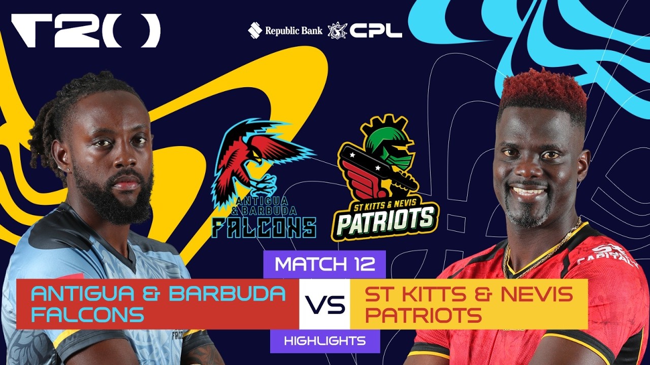 Highlights | Antigua & Barbuda Falcons vs SKN Patriots | CPL 2026