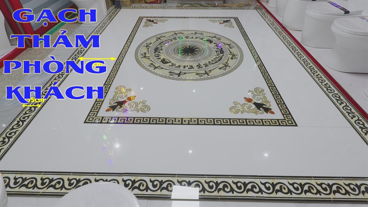 gạch thảm phòng khách chất lượng cao