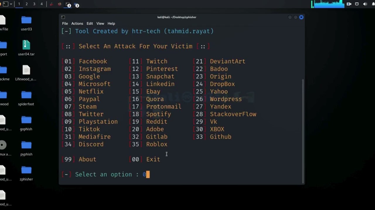 Phishing Attack Simulation for cyber Awareness