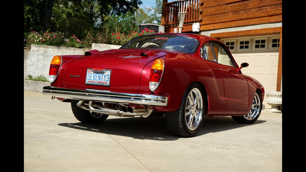 1973 Highly Modified VW Karmann Ghia  Drive By video