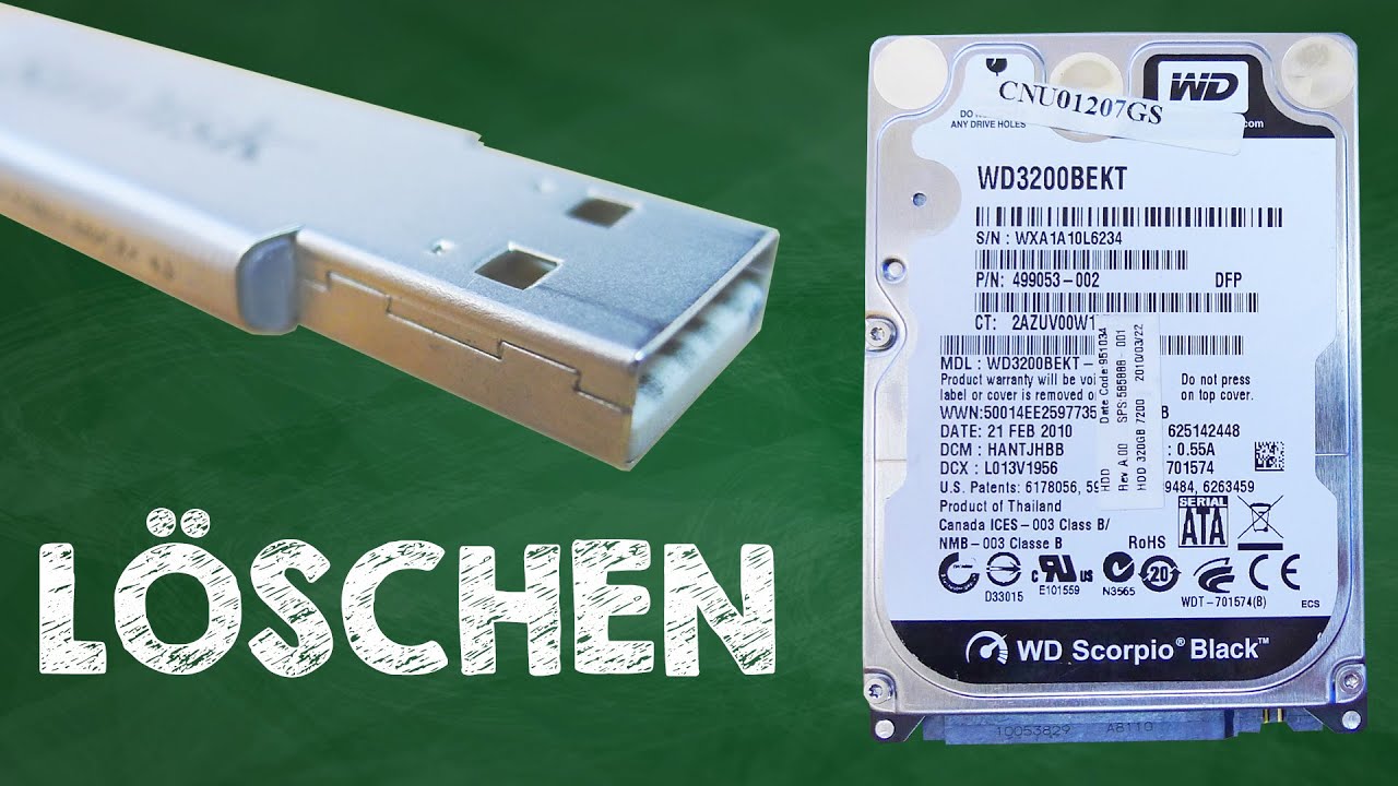 Datentr&auml;ger formatieren Windows, alle Daten von HDD l&ouml;schen