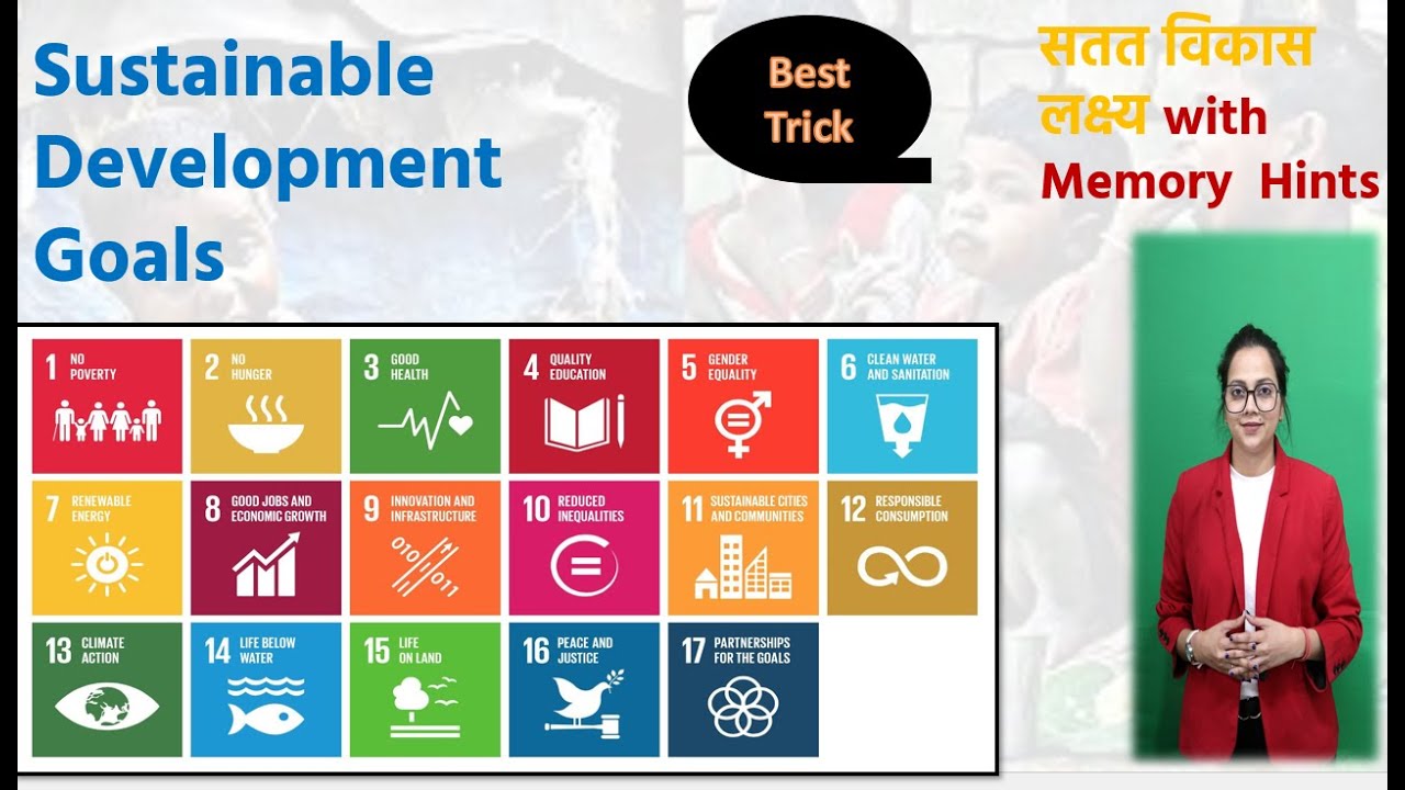 Sustainable Development Goals in Hindi| Memory Tricks To Remember 17 SDG|UPSC|State PCS|Shilpi Verma