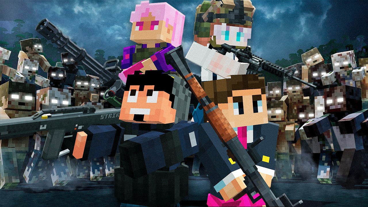 Sobrevivemos a um APOCALIPSE ZUMBI no Minecraft!