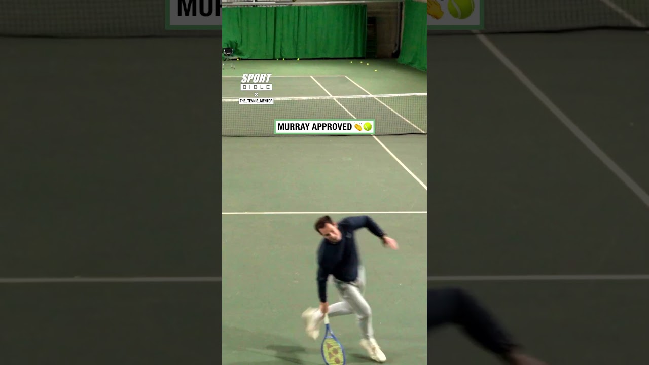 When you ace Andy Murray 😮🎾 (🎥TT/the_tennis_mentor)  