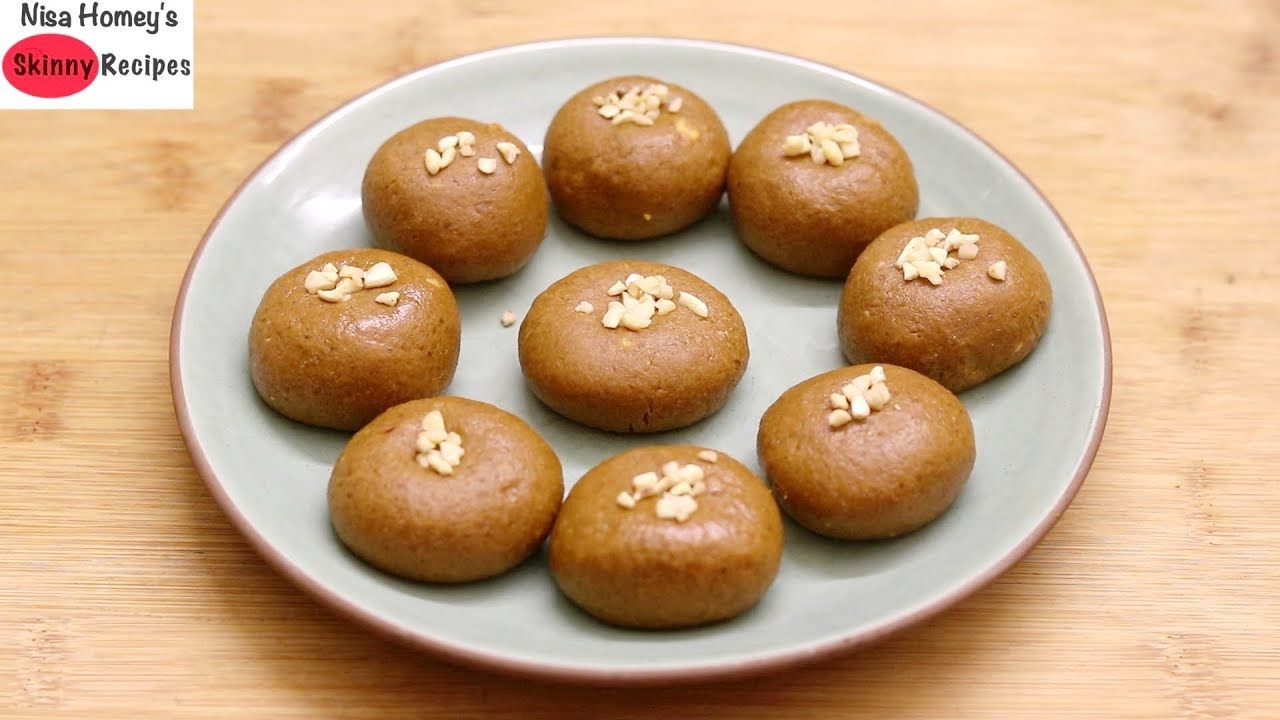 Besan Ladoo Recipe - How To Make Besan Laddu Without Sugar - Healthy Diwali Recipes | Skinny Recipes