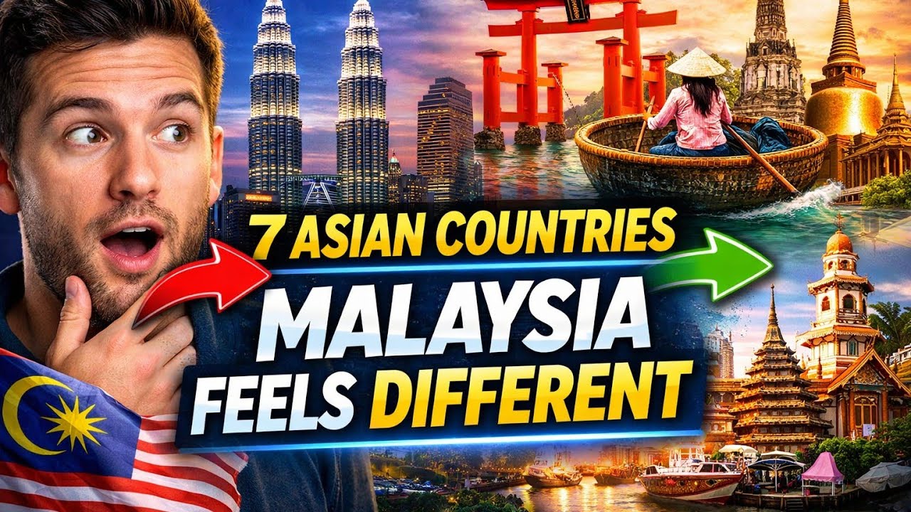 After Visiting 7 Asian Countries, I Finally Understand Why Malaysia Is Different...!