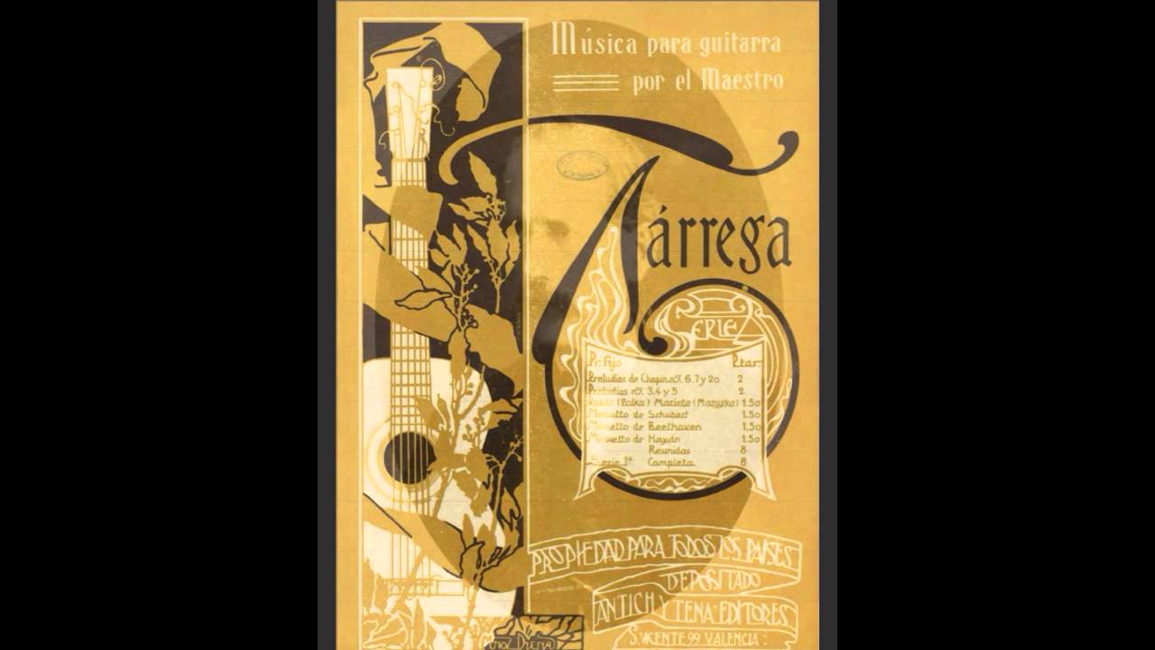 Francisco Tárrega Estudio en forma de minueto performed by John D. Penn