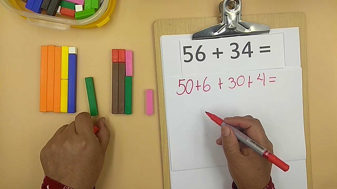 14_Sumas y cálculo mental de dos cifras con regletas de Cuisenaire