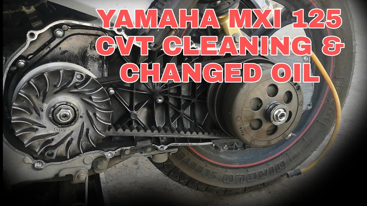 Mio Mxi 125 - Cvt cleaning and changed oil
