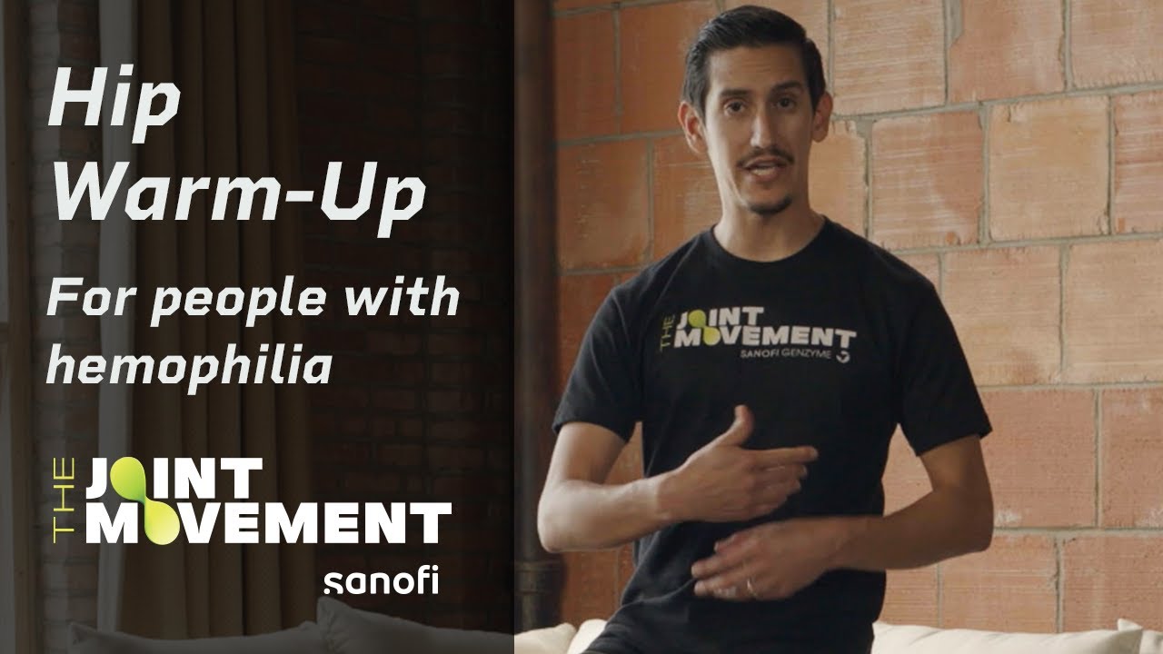Hip Warm-Up for People with Hemophilia by a Physical Therapist