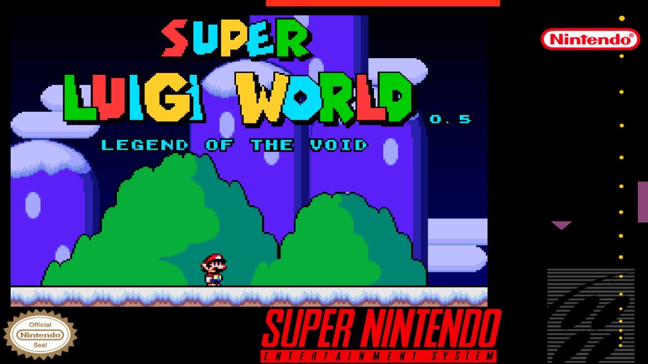 Super Luigi World 0.5 Legend of the Void - Hack of Super Mario World [SNES]