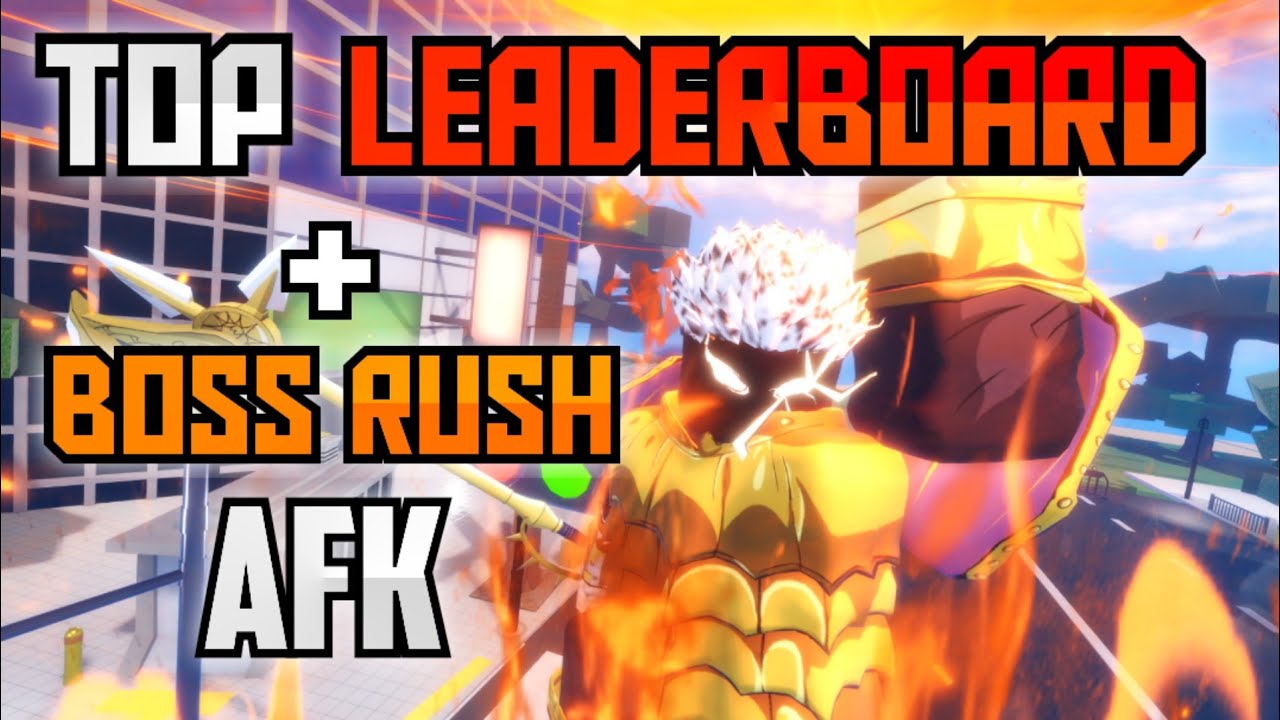Easy way to AFK + Get on Leaderboard in Boss Rush game mode on Roblox Sailor Piece