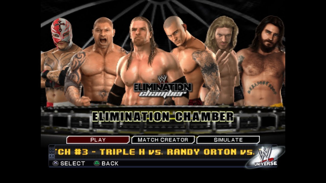 WWE SMACKDOWN VS RAW 2011 6 MEN ELIMINATION CHAMBER MATCH 