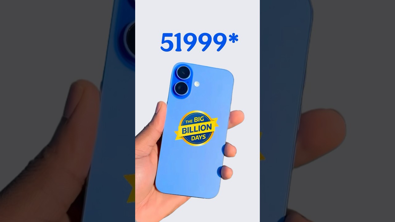 iPhone 16 Price Reveal in Flipkart Big Billion Days sale 2025