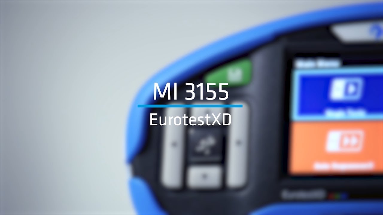 Electrical Installation Testing | MI 3155 EurotestXD | Features Overview