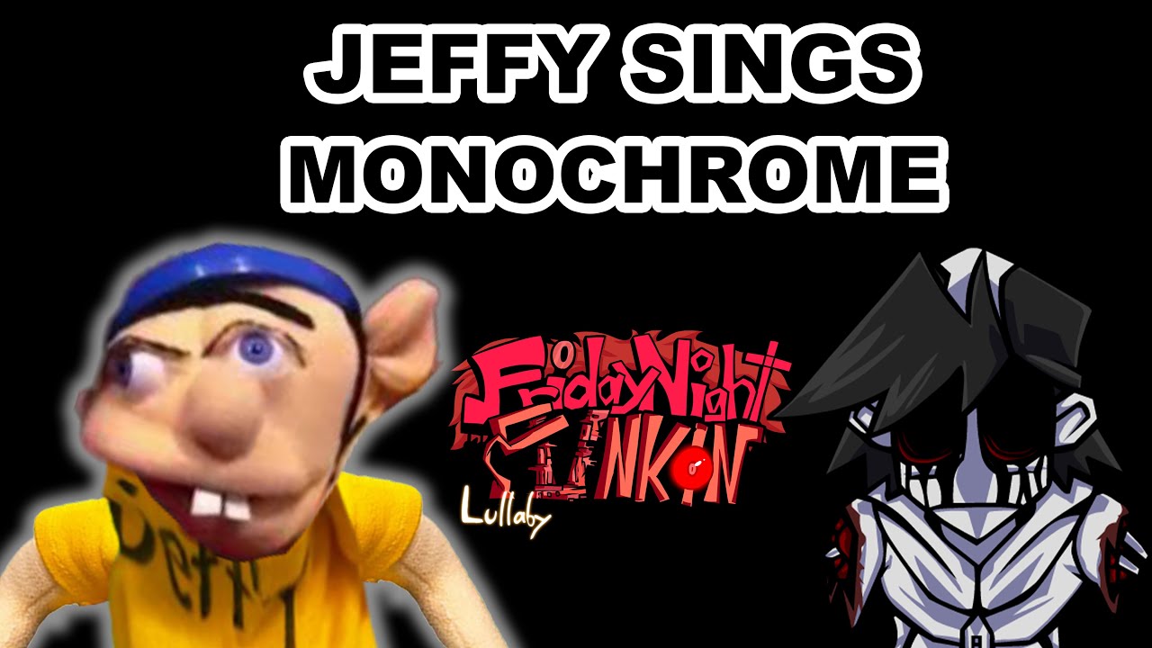 FNF Jeffy Cover: Monochrome