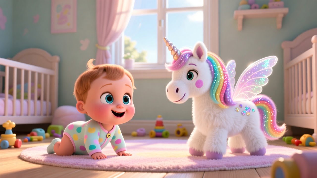 Plush Unicorn Go Sparkle ✨ | Magical Unicorn Song for Kids | Glitter Adventure Rhyme