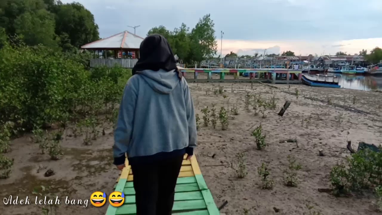 Hampir Jatoh Di Jembatan Kayu