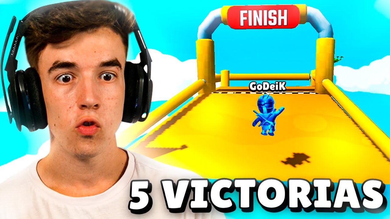 GANO 5 PARTIDAS SEGUIDAS EN ESTE VIDEO de STUMBLE GUYS
